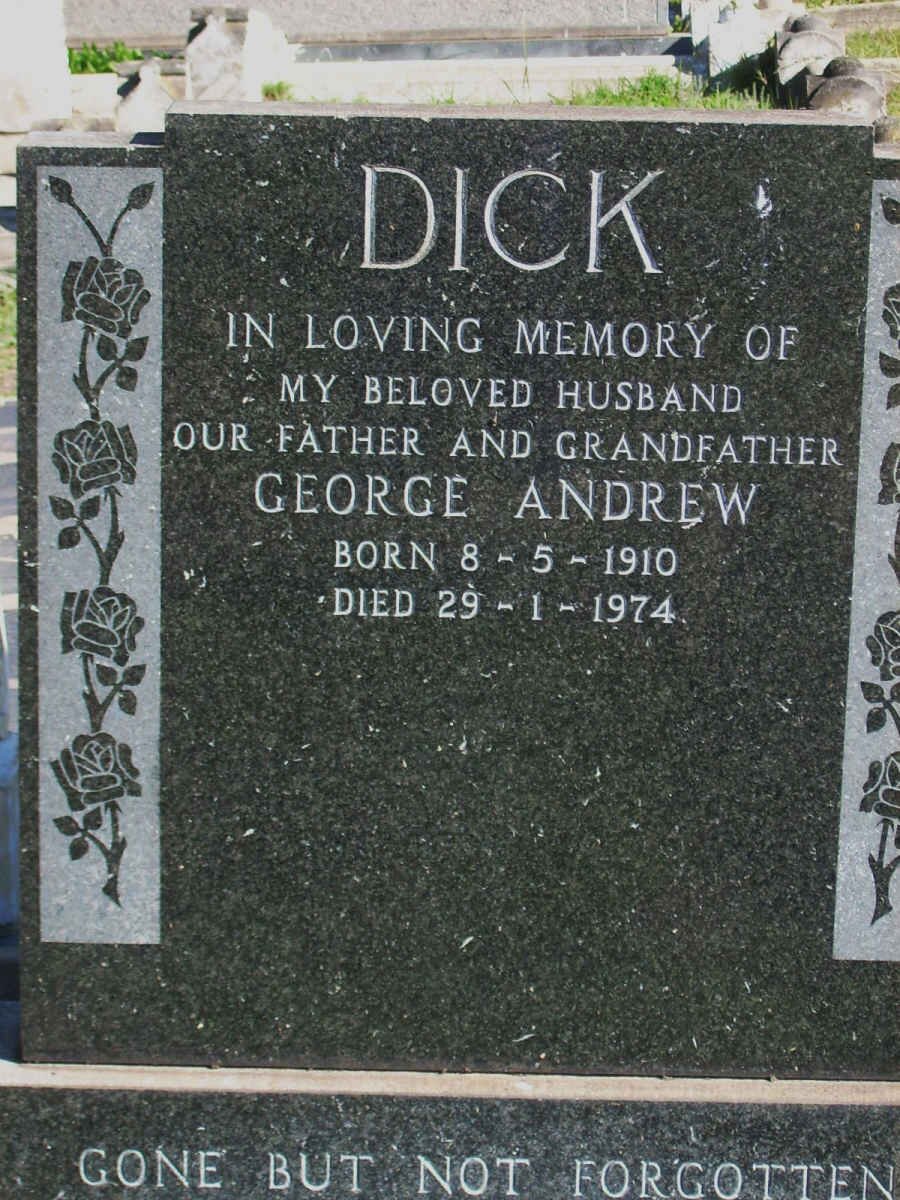 DICK George Andrew 1910-1974