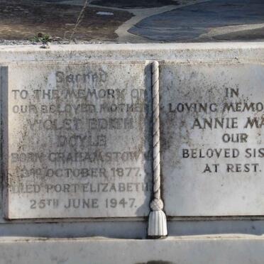 DOYLE Violet Edith 1877-1947 :: DOYLE Annie May