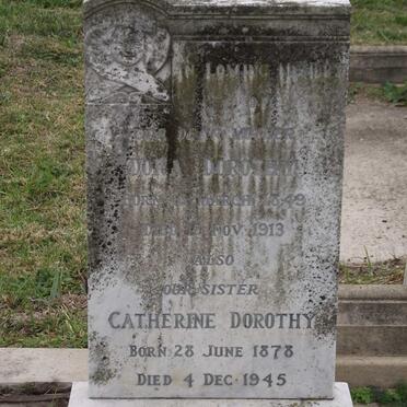 DOROTHY Dora 1849-1913 :: DOROTHY Catherine 1878-1945