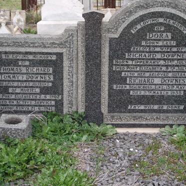 DOWNES Richard 1865-1958 &amp; Dora LEE 1869-1939 :: DOWNES Thomas Richard 1907-1941