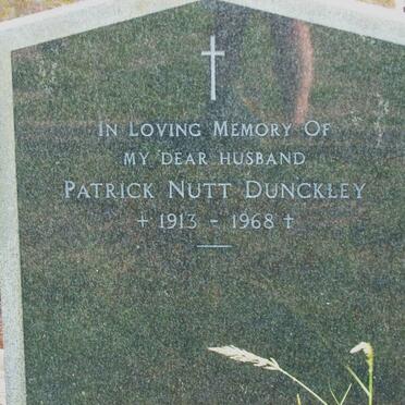 DUNCKLEY Patrick Nutt 1913-1968