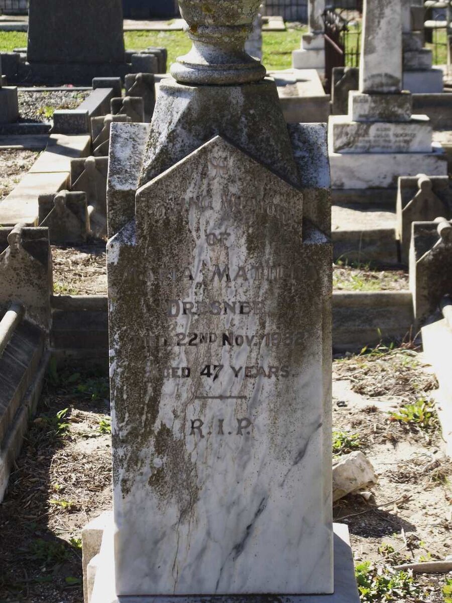 DRESNER Maria Matilda -1932