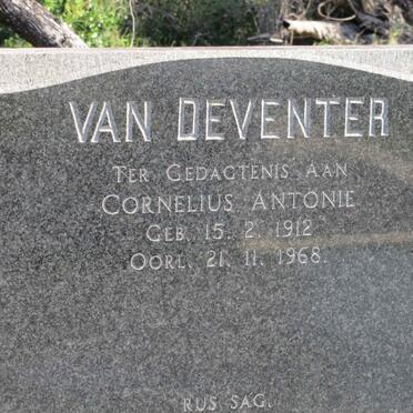 DEVENTER Cornelius Antonie, van 1912-1968