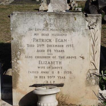 EGAN Patrick -1937 &amp; Elizabeth -1959 :: EGAN Children