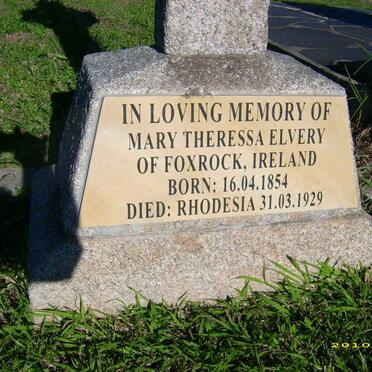 ELVERY Mary Theressa 1854-1929