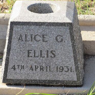 ELLIS Alice G. -1931