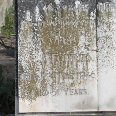 FOURIE Coley J.J. -1946