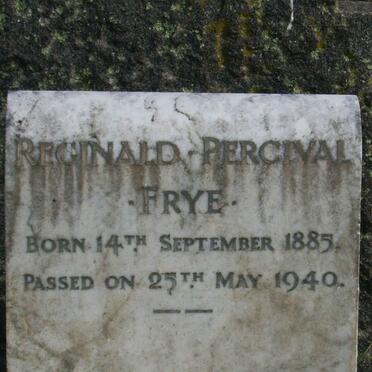 FRYE Reginald Percival 1885-1940