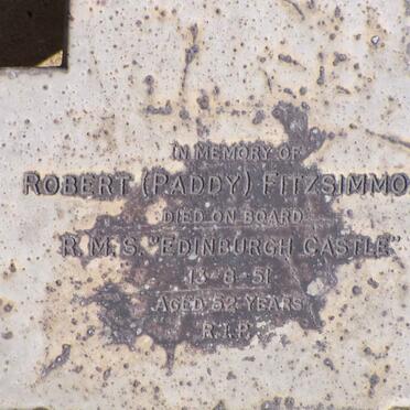 FITZSIMMONS Robert -1951