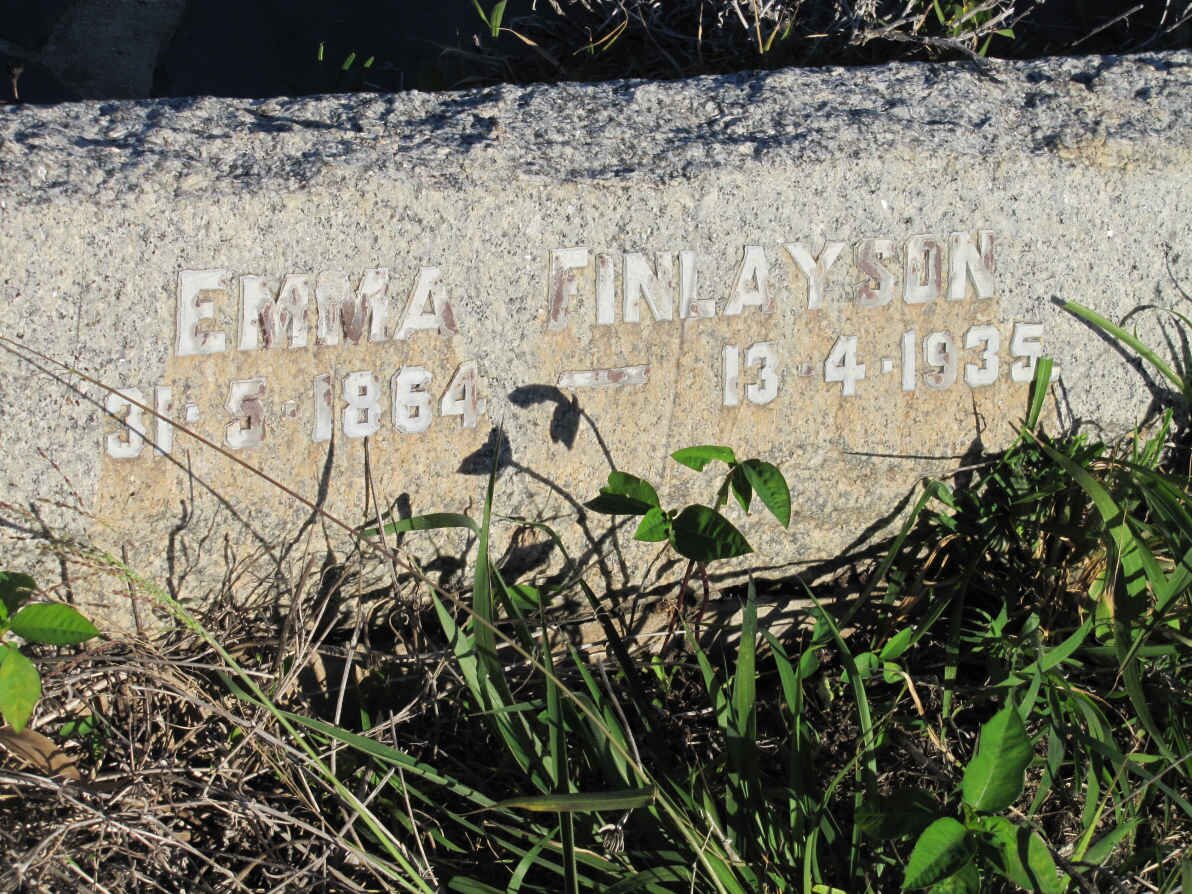 FINLAYSON Emma 1864-1935