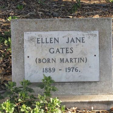 GATES Ellen Jane nee MARTIN 1889-1976