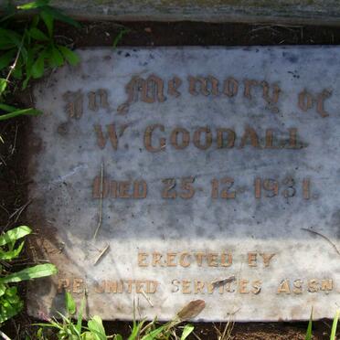 GOODALL W. -1931