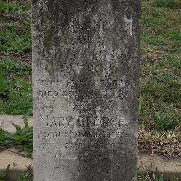 GEORGE Henry George 1868-1938 &amp; Mary 1875-1913