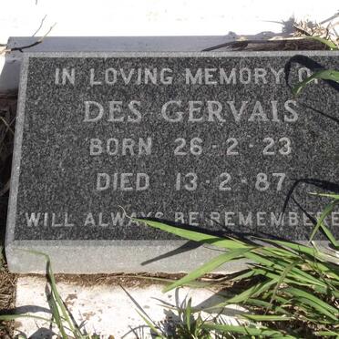 GERVAIS Des 1923-1987