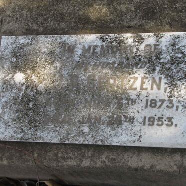 GERTZEN J.P. 1873-1953