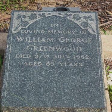 GREENWOOD William George -1952