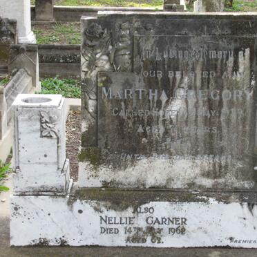 GREGORY Martha -19?9 :: GARNER Nellie -1962
