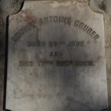 GRUBER George Antoine -1888