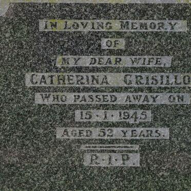 GRISILLO Catherina -1945