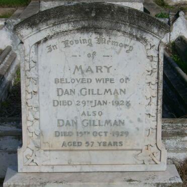 GILLMAN Dan -1929 &amp; Mary -1928