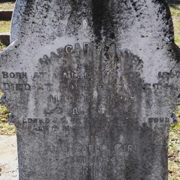 GIRRI Carlo 1871-1944 :: GIRRI Margaret A. :: GIRRI Aldred