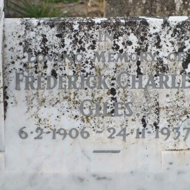 GILES Frederick Charles 1906-1937