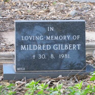 GILBERT Mildred -1981
