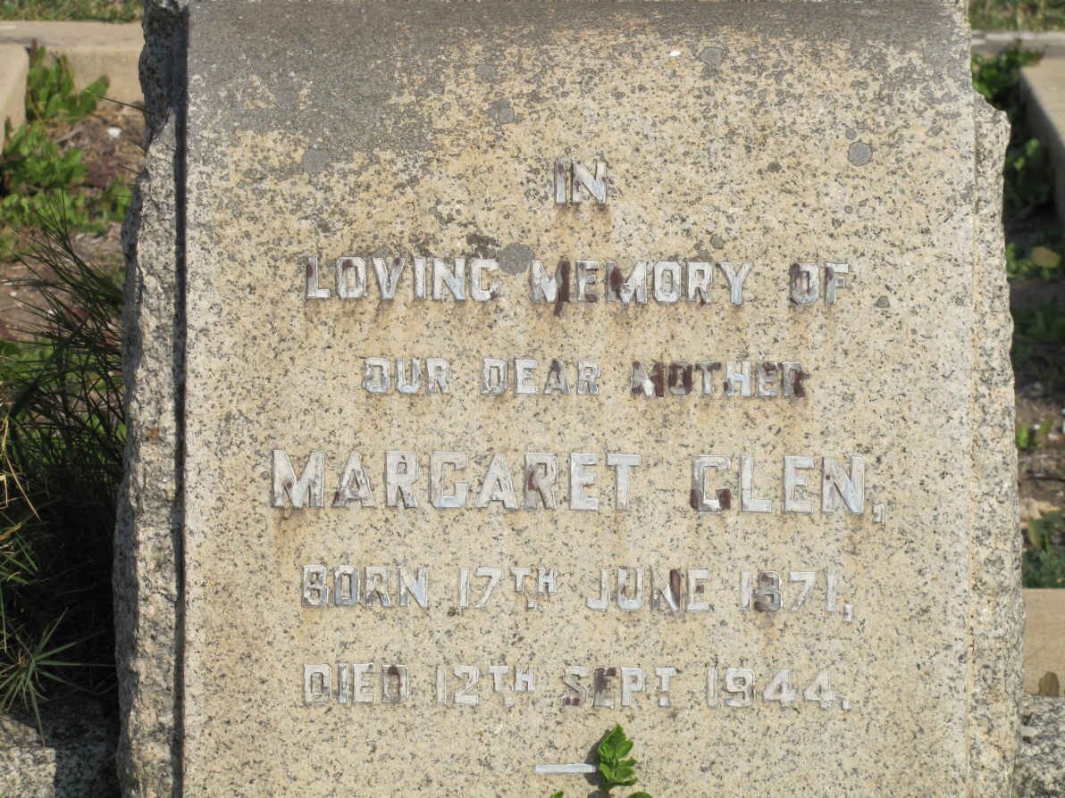GLEN Margaret 1871-1944