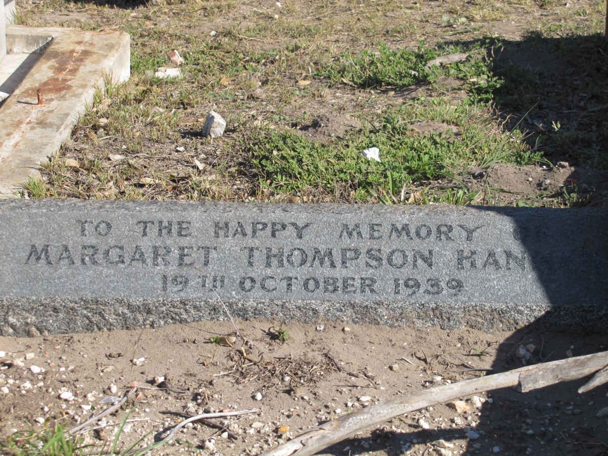 HANNAH Margaret Thompson -1939