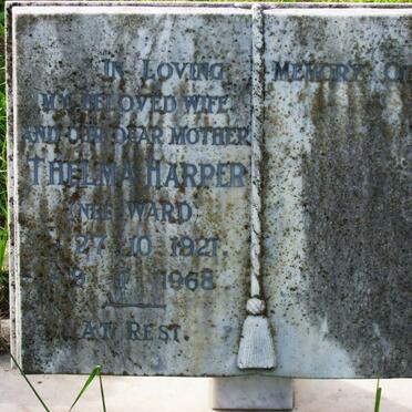 HARPER Thelma nee WARD 1921-1968