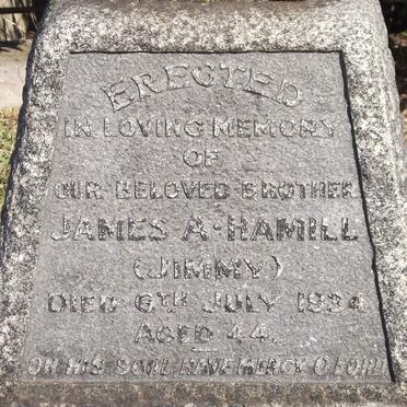 HAMILL James A. -1934