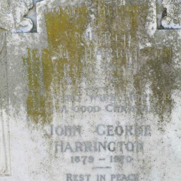 HARRINGTON John George 1879-1970 &amp; Winifred Jessie 1879-1953 