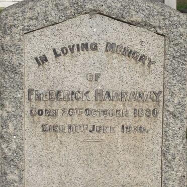 HARRAWAY Frederick 1890-1930