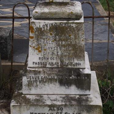 HOY Ronald McKenzie 1899-1901