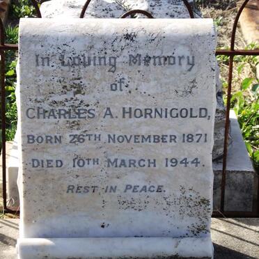 HORNIGOLD Charles A. 1871-1944