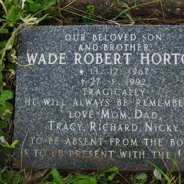 HORTON Wade Robert 1967-1992
