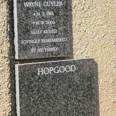 HOPGOOD Wayne Cuyler 1961-2009