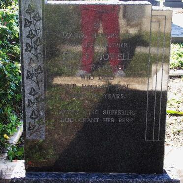 HOWELL Emily nee RANDALL -1961