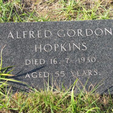 HOPKINS Alfred Gordon -1930