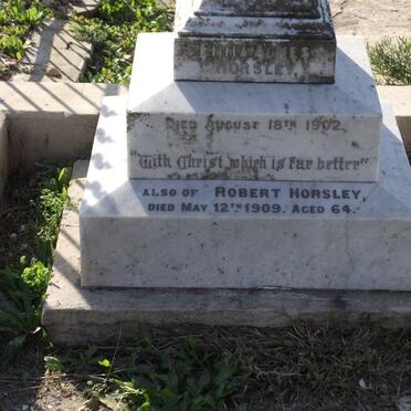 HORSLEY Robert -1909 :: HORSLEY Emma Agnes -1902 