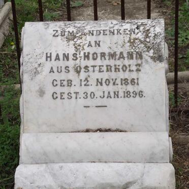 HORMANN Hans 1861-1896