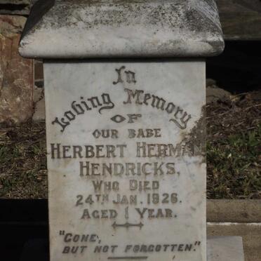 HENDRICKS Herbert Herman -1926