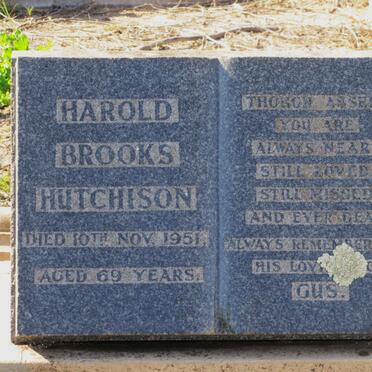 HUTCHISON Harold Brooks -1951 