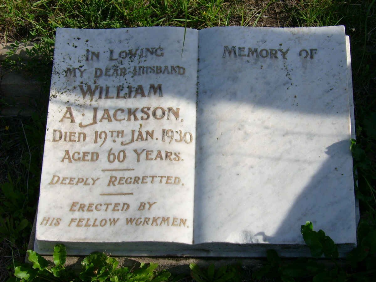JACKSON William A. -1930