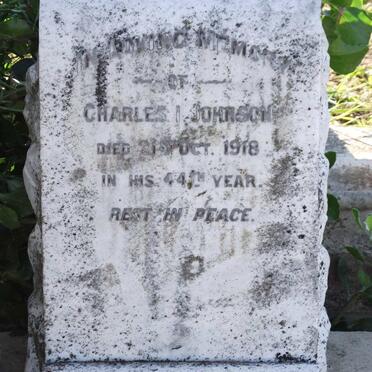 JOHNSON Charles I. -1918