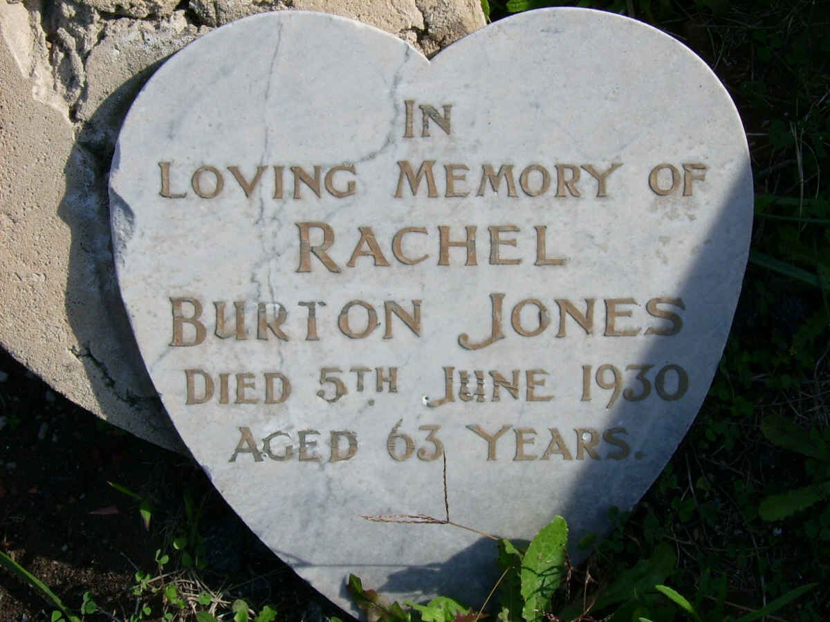 JONES Rachel Burton -1930
