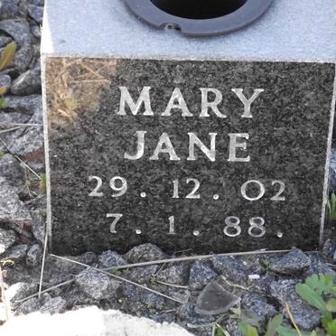 JENNER Mary Jane 1902-1988