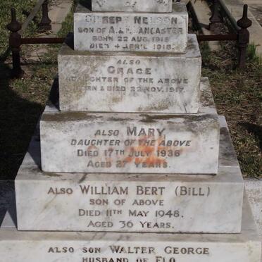 LANCASTER Gilbert Nelson 1915-1918 :: LANCASTER Grace 1917-1917