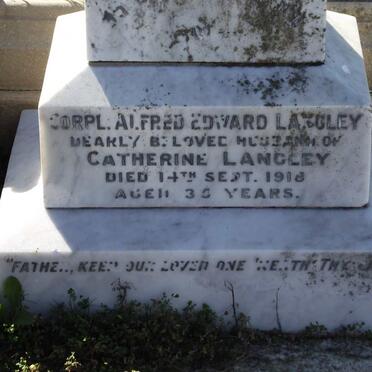 LANGLEY Alfred Edward -1918
