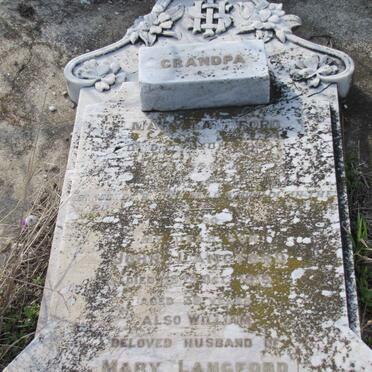 LANGFORD William -1924 &amp; Mary -1909